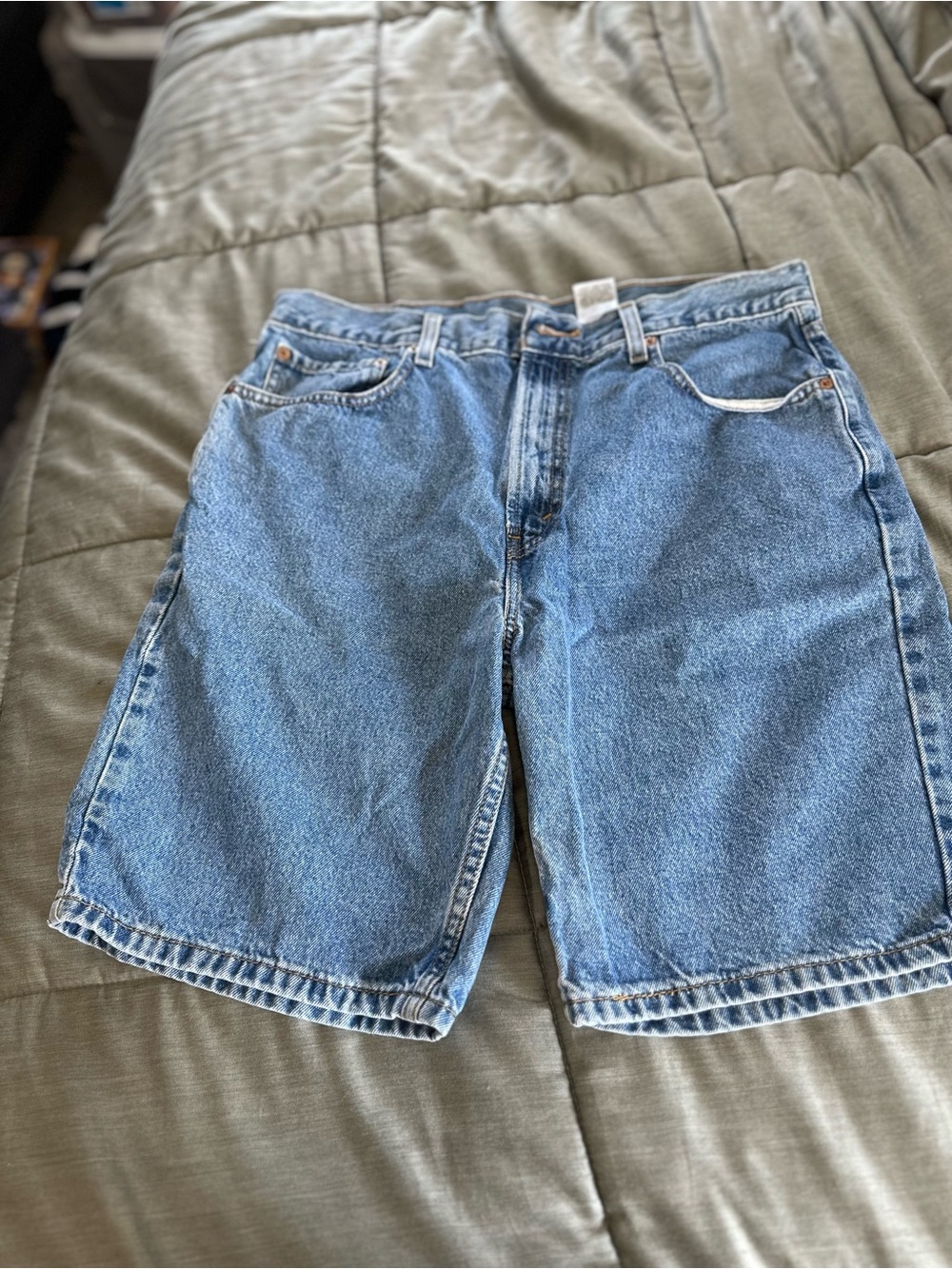 Levi's Light Blue Denim Jean Shorts